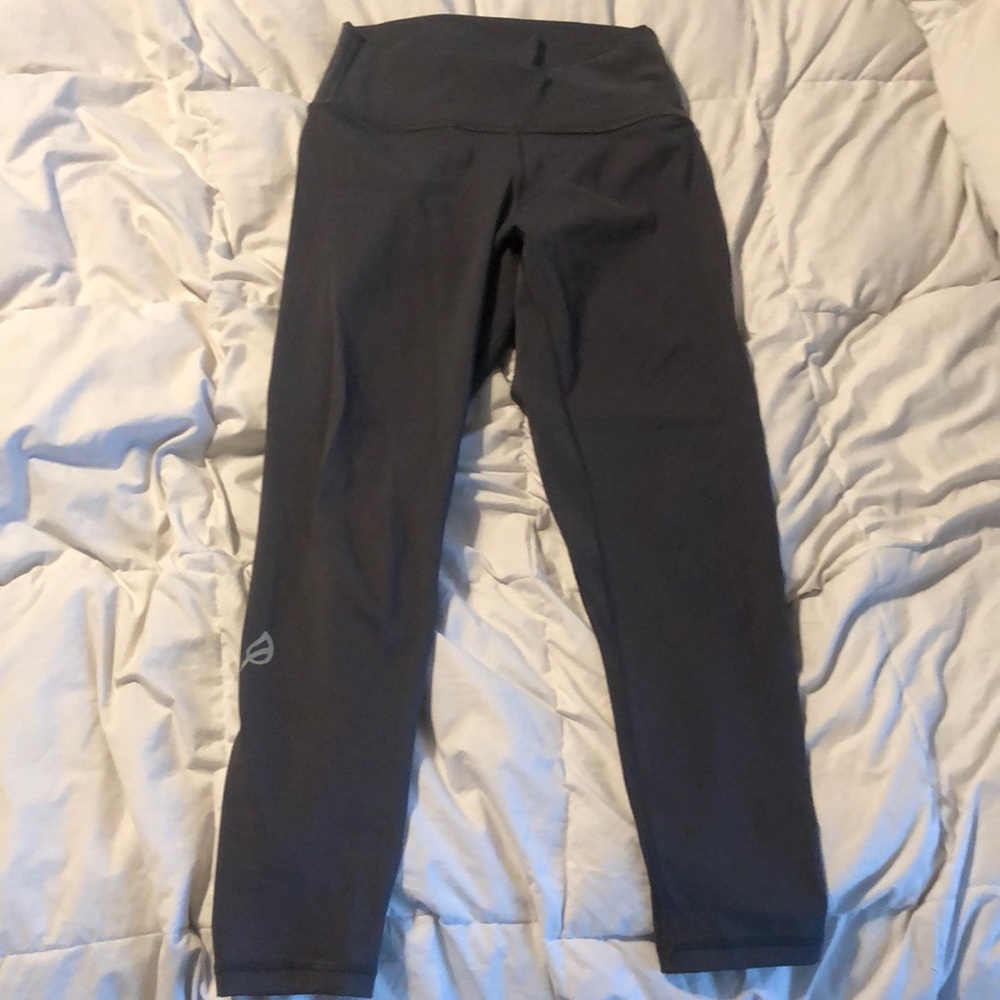 Ptula active leggings. Charcoal grey size medium.